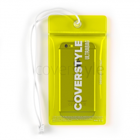 CoverStyle® UltraBag - Busta Impermeabile per Smartphone fino 5.5" - Giallo