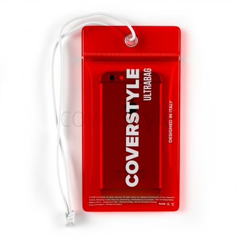 CoverStyle® UltraBag - Busta Impermeabile per Smartphone fino 5.5" - Rosso