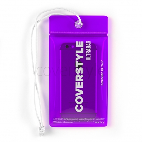 CoverStyle® UltraBag - Busta Impermeabile per Smartphone fino 5.5" - Viola
