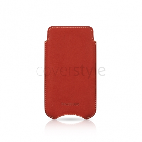 Beyzacases iPhone 4 SlimLine "Stitches" Case - Rosso Vintage