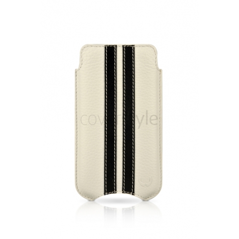 Beyzacases iPhone 4 SlimLine "Stripes" Case - Bianco Nero