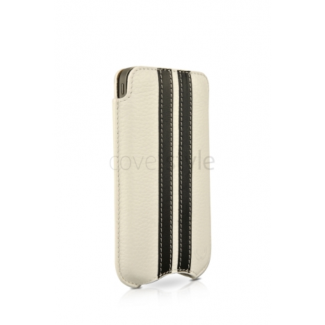 Beyzacases iPhone 4 SlimLine "Stripes" Case - Bianco Nero