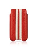 Beyzacases iPhone 4/4S SlimLine "Stripes" Case - Rosso Bianco