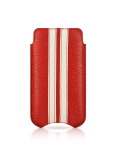 Beyzacases iPhone 4 SlimLine "Stripes" Case - Rosso Bianco
