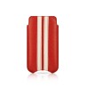 Beyzacases iPhone 4 SlimLine "Stripes" Case - Rosso Bianco