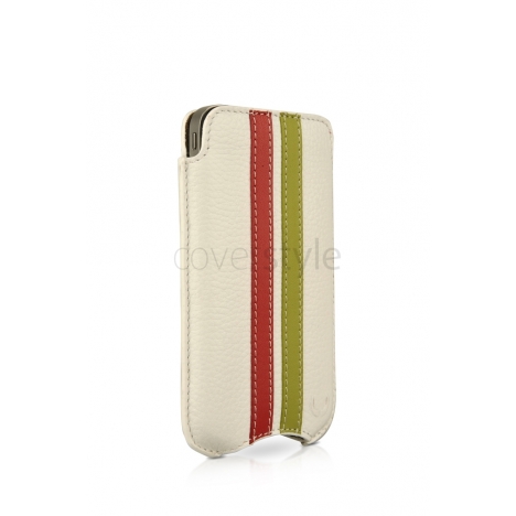 Beyzacases iPhone 4 SlimLine "Stripes" Case - Bianco Rosso Verde