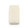 Beyzacases iPhone 4/4S Retro Super Slim Stripes Vertical Case, Bianco Rosso Blu