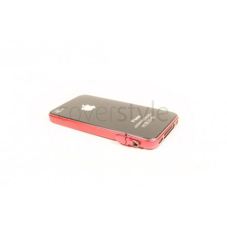 Bumper in Alluminio Ultra Sottile per iPhone 4 - Rosso