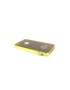 Bumper in Alluminio Ultra Sottile per iPhone 4 con Pennino - Verde 2
