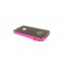 Bumper in Alluminio Ultra Sottile per iPhone 4 con Pennino - Fucsia