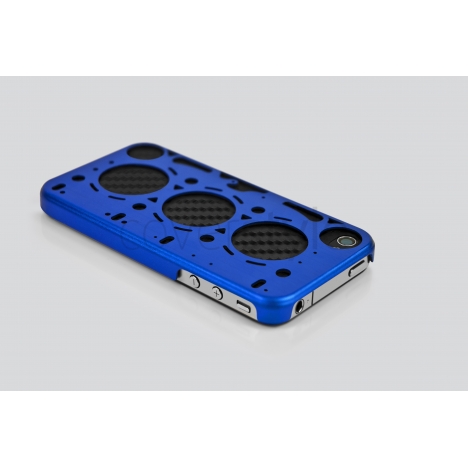 id America - Custodia Gasket in Alluminio per iPhone 4/4S - Rally Blue