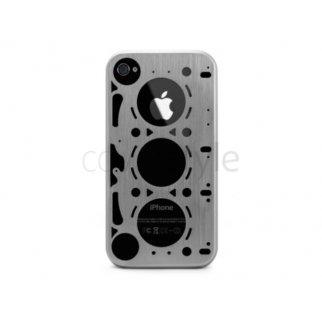 id America - Custodia Gasket in Alluminio per iPhone 4/4S - Silver