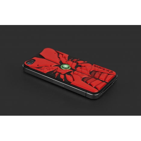 id America - Skin Cushi Robotics per iPhone 4/4S - Red