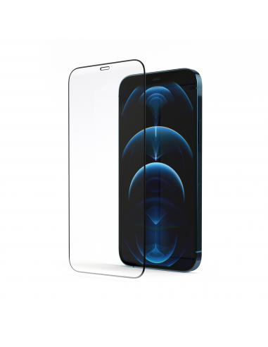 HyperGlass 3D® - Pellicola in Vetro Temperato 3D per iPhone 12 Pro (6.1") - Nero