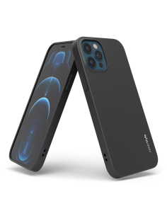 Custodia Flessibile Opaca in TPU Nero per iPhone 12 Pro (6.1") - MatteFlex® 2