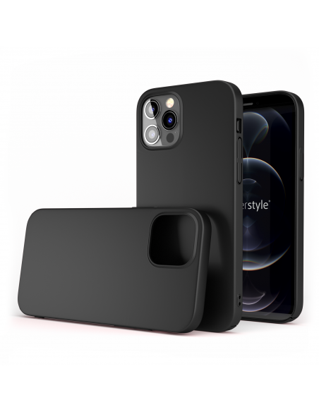 Custodia Ultra Sottile Per IPhone 12 Pro – 0.5 Mm, Finitura Opaca, Anti-impronta, Bumper In PC, Nero