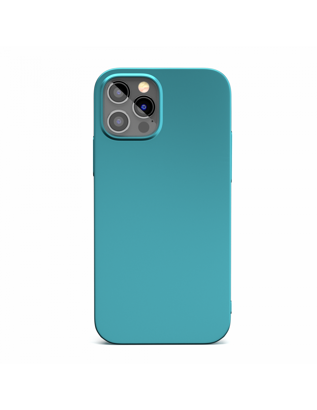 Doupi UltraSlim Custodia Per IPhone 12 Pro / IPhone 12 (6,1'') | Cover Satinata Fine Matt Semi-Trasparente | Leggera E Anti Graffio | Verde