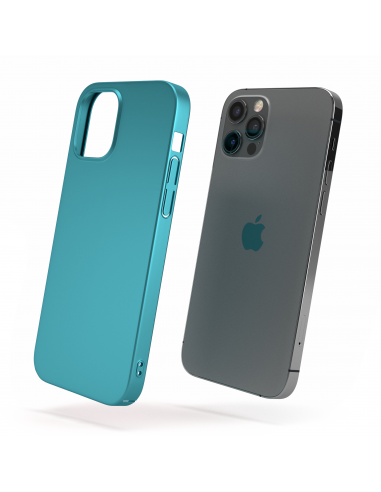 Custodia Turchese Opaco per iPhone 12 Pro - UltraSoft®