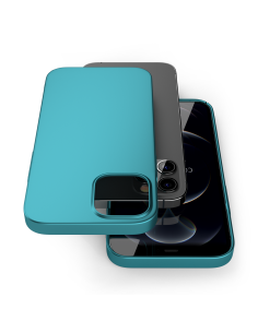 Custodia Turchese Opaco per iPhone 12 Pro - UltraSoft® 2