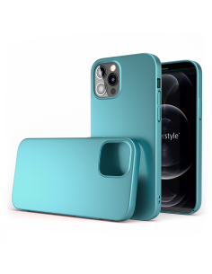 Custodia Turchese Opaco per iPhone 12 Pro - UltraSoft®