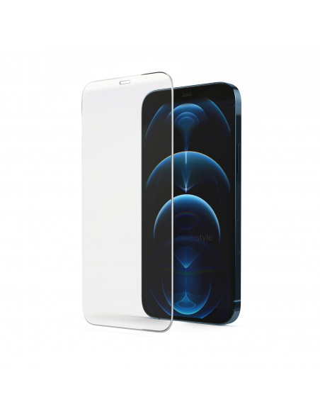 Pellicola in Vetro Temperato 3D Trasparente per iPhone 12 Pro Max (6.7") - HyperGlass 3D®