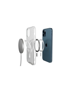 Cover Antiurto TPU+PC con MagSafe per iPhone 12 Pro Max Trasparente - UltraFlex PRO® 2