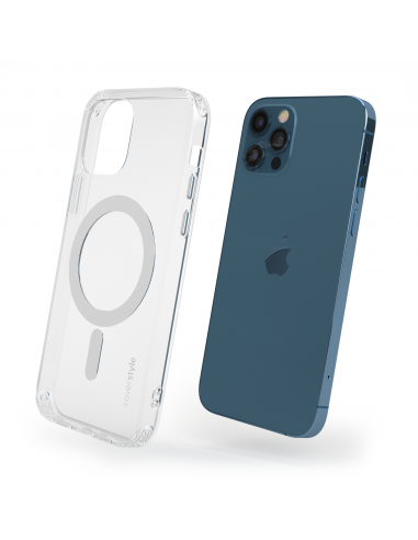 Cover Antiurto TPU+PC con MagSafe per iPhone 12 Pro Max Trasparente - UltraFlex PRO®