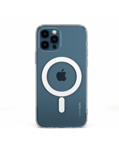 Cover Antiurto TPU+PC con MagSafe per iPhone 12 Pro Max Trasparente - UltraFlex PRO®