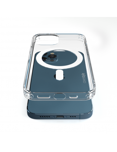 Cover Antiurto TPU+PC con MagSafe per iPhone 12 Pro Max Trasparente - UltraFlex PRO®