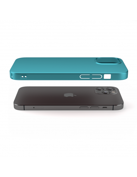 Custodia Turchese Opaco per iPhone 12 Pro Max - UltraSoft®