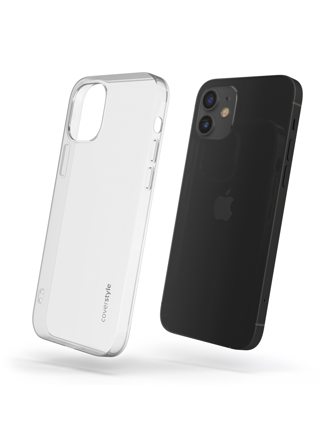 Custodia In Silicone Trasparente Per IPhone 12 Mini (5,4 Pollici) – Cover Sottile Con Chiusura Magnetica E Funzione Leggio