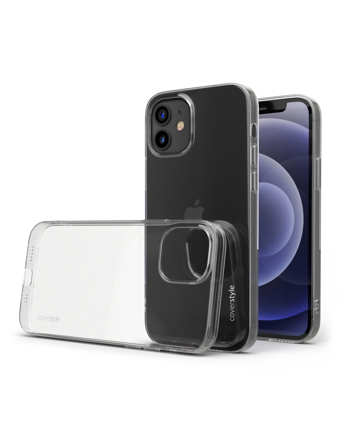 OLi Cover In Silicone Trasparente Per IPhone 13 Mini 5.4" | Morbida, Antigraffio, Compatibile Ricarica Wireless
