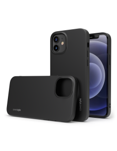 Custodia Flessibile Opaca in TPU Nero per iPhone 12 mini (5.4")- MatteFlex®