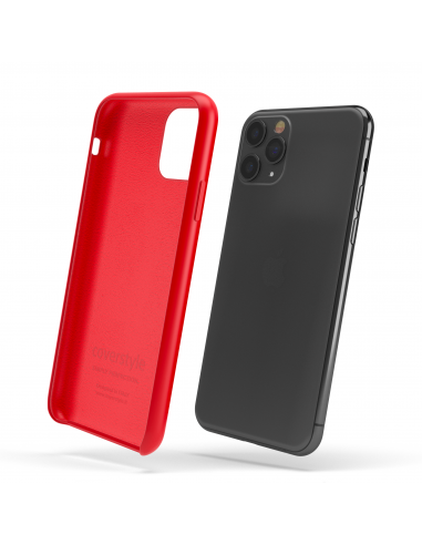 Custodia LiquidSoft® in Silicone + Interno Microfibra - iPhone XR - Rosso