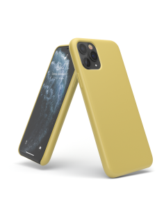 Custodia LiquidSoft® in Silicone + Interno Microfibra - iPhone XR - Giallo 2