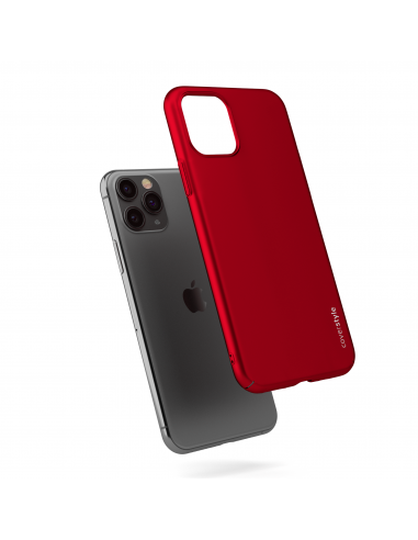 Custodia rigida sottile rosso opaco per iPhone 11 Pro - UltraSoft