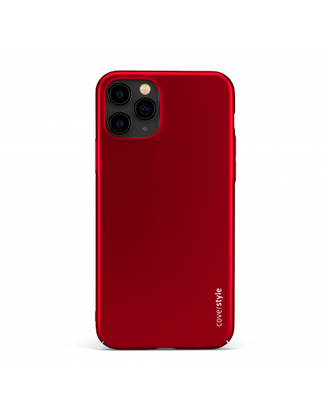 Custodia rigida sottile rosso opaco per iPhone 11 Pro - UltraSoft