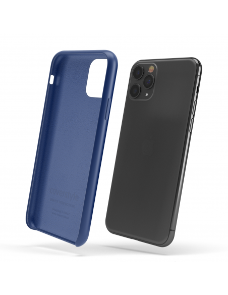 Custodia In Silicone Ultra Sottile Per IPhone 11 - Blu Con Interno In Microfibra Antigraffio