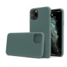 Custodia in Silicone Verde Notte + Microfibra per iPhone 11 Pro (5.8") - LiquidSoft®