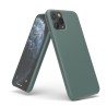 Custodia in Silicone Verde Notte + Microfibra per iPhone 11 Pro (5.8") - LiquidSoft®