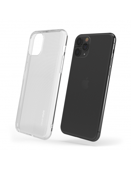 Custodia Per IPhone 11 Pro FLLAO Trasparente | Antiurto Militare + 2 Pellicole Vetro + Protezione Fotocamera | Morbida TPU