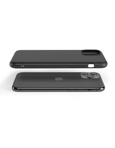 Cover Flessibile Opaca per iPhone 11 Pro Max - Nero - MatteFlex® Cover Flessibile Opaca per iPhone 11 Pro Max - Nero - MatteFlex®
