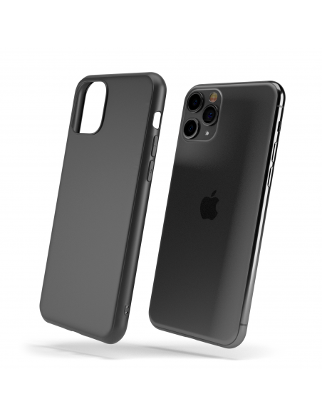 Cover Flessibile Opaca per iPhone 11 Pro Max - Nero - MatteFlex® Cover Flessibile Opaca per iPhone 11 Pro Max - Nero - MatteFlex®