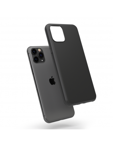 Cover Flessibile Opaca per iPhone 11 Pro Max - Nero - MatteFlex®