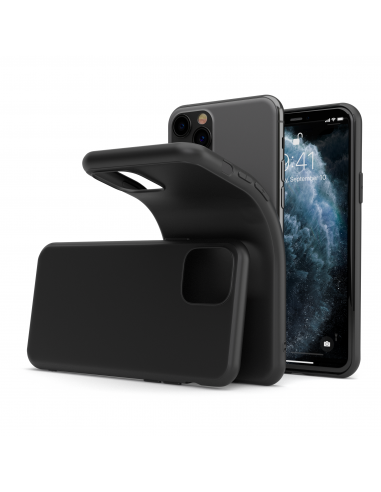 Cover Flessibile Opaca per iPhone 11 Pro Max - Nero - MatteFlex®