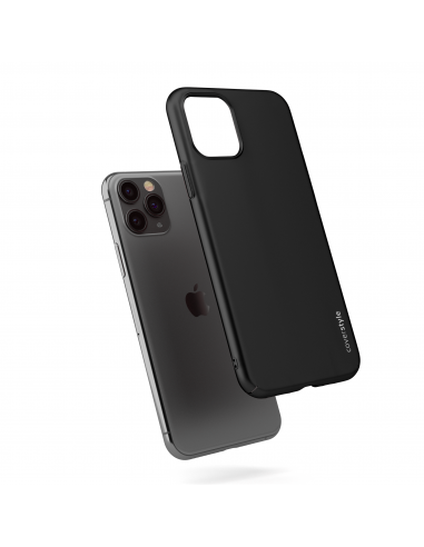 Custodia rigida sottile nero opaco per iPhone 11 Pro Max (6.5") - UltraSoft®