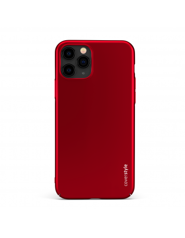 Custodia rigida sottile rosso opaco per iPhone 11 Pro Max (6.5") - UltraSoft