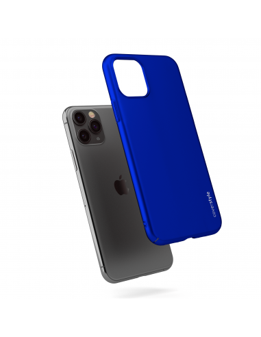 Custodia rigida sottile blu opaco per iPhone 11 Pro Max (6.5) - UltraSoft®