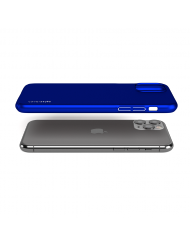 Custodia rigida sottile blu opaco per iPhone 11 Pro Max (6.5) - UltraSoft®