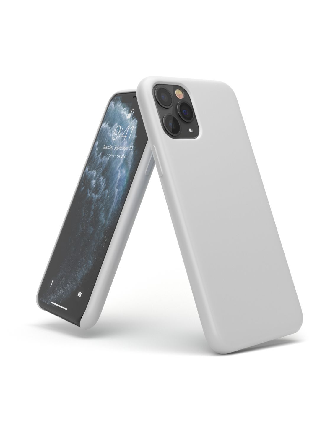 Custodia Silicone Per IPhone 11 Pro Max, Ultra Sottile Con Microfibra, Verde Matcha, Antigraffio